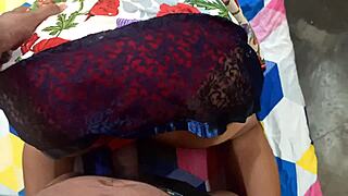 divorced desi stepsis skirt up bent over for rough doggy pounding