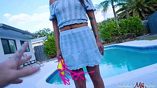 woke up to hot asian wife jade luv fucking friend doggystyle pov