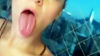 Vespucio dances seductively in lingerie feeling beautiful before hot massage orgasm in santiago