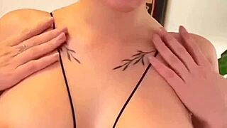 petite brunette big tits juicy sloppy blowjob tittyfuck big dick pov gym