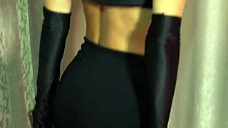 Bitch redhead pantyhose femdom blows load perfectly without spilling sexy legs