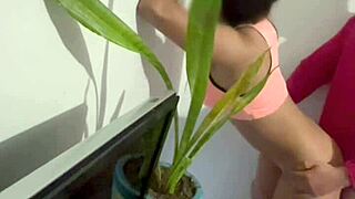 Wife Hires Latina Maid But Boss Fucks Petite Pigtail Babysitter