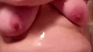 omg my chubby curves all soapy wet in tub... washing boobs feels too good