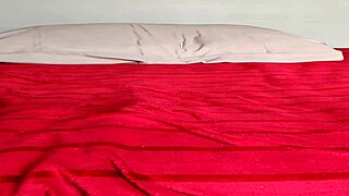 unwinding with intimate solo moments deep in bed