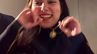 he bends his amateur girlfriend over and pounds her fat ass deep in doggystyle then switches to her wet pussy