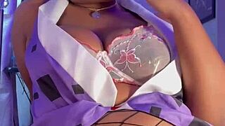 horny ebony wife rides cock hard squirting pussy cumshot begging lord