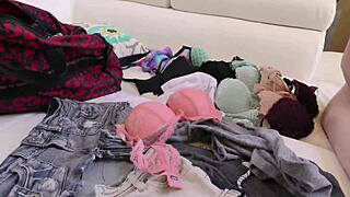 Tall Blonde Amateur Deepthroats Cumshots in Wild Ass Licking Fuck