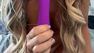 i love how my purple lingerie vibes with this matching vibrator