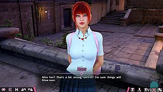 Petite Redhead Johanna's Double Date Game Turns Teasingly Intimate