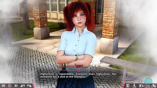 Petite Redhead Johanna's Double Date Game Turns Teasingly Intimate