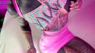 Tattooed Solo Girl Fist-Fucks Gaping Asshole Deep