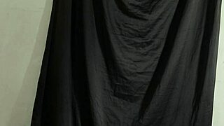 Indonesian Babe Tries Satin Dress Slips into Creampie Orgasm