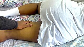 Busty Babysitter's Big Tits Bounce During Hardcore Pounding and Cum-Filled Finish