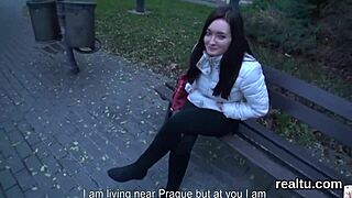 czech teen seduced in shopping centre for hardcore pov shag