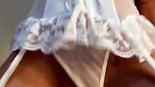 Busty goth college girl teases with huge natural tits suggestively