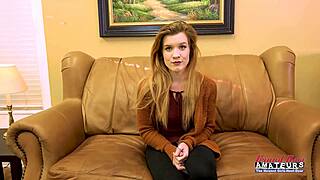 santa's helper ginger keaton masturbates sucks dick for milk