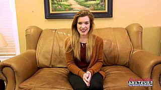santa's helper ginger keaton masturbates sucks dick for milk