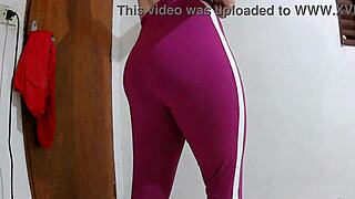 Femboy spreads chubby ass cheeks lingerie solo huge legs fetish shemale hidden lust!