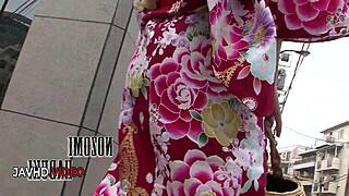 Nozomi's JAV Milf Blows Japanese Cock Deep Then Creampie Blast