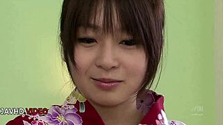 Nozomi's JAV Milf Blows Japanese Cock Deep Then Creampie Blast