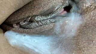 she humiliated her cuck hubby filming me covering her face in cum while sucking my monster brazilian cock