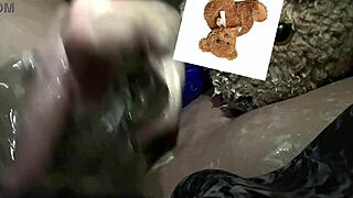 Extreme Kinky Arab Snowwhite Rips Clothes for Yogurt Vibrator Pussy Masturbation in LA