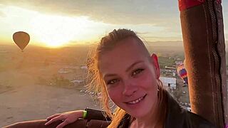 Risky Sunrise Sex And Swallow In Balloon