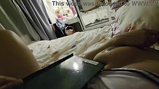 Sexy college student punished hard in garage