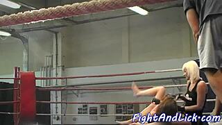 Euro dykes kiss after catfight