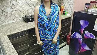bhabhi served breast milk tea to neighbor and gave sloppy blowjob