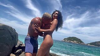 Skinny ebony deepthroats casting agent cock