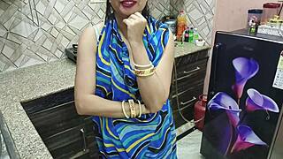 bhabhi served breast milk tea to neighbor and gave sloppy blowjob