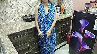 bhabhi served breast milk tea to neighbor and gave sloppy blowjob