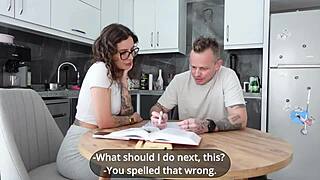 the english tutor doesnt mind getting fucked