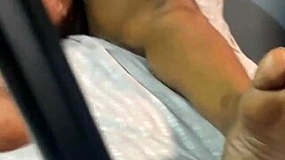 Beautiful Milf Enjoys Relaxing Homemade Massage With Big Natural Tits In Sheer See Through