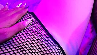 Hot lesbian fingers her submissive girlfriend tight pussy