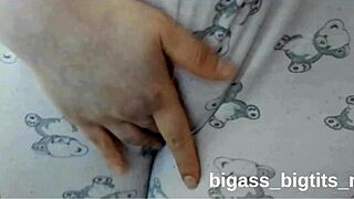 watch this curvy latina rub her camel toe in pajamas