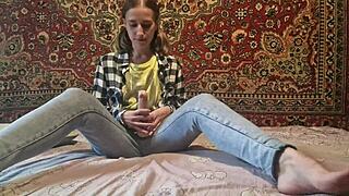 Anastasia mistress does anal dildo with sasha earth