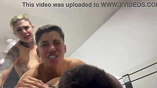 They enjoy hot anal and pussy pounding until they cum