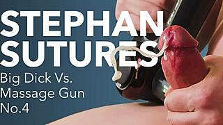 Big Dick Vs Massage Gun 4