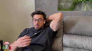 Annabelle blue stretching ends in wet fetish fuck