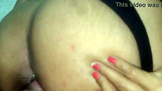 fit venezuelan wife loves hardcore anal sex with her athletic husband at home