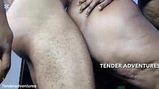 bbw ebony gets facial after sloppy doggy fuck