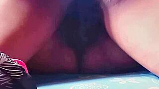My hairy pusy got creampied by him