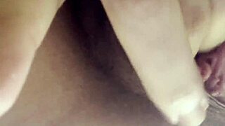 hentai milf does backyard finger play alone