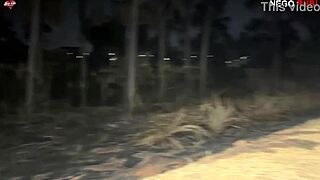 Rabuda gostosa transa na rua com dotado outdoor