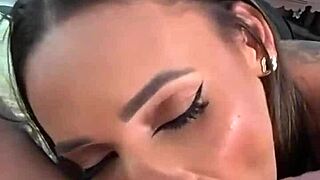 teen latina gives rimjob and sloppy pov blowjob