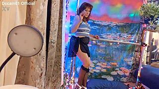 Steffi august dances her big pussy lips for you