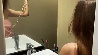 stepbrother watched stepsister shower then fucked her