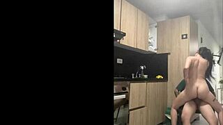 my stepbrother fucked me in the kitchen